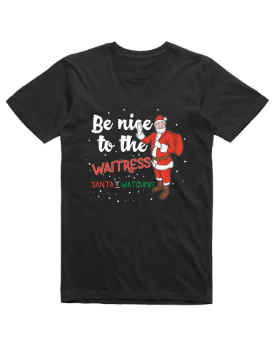 Be nice to the waitress Santa is watching