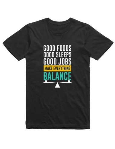 Good Food Sleeps Jobs make everything balance