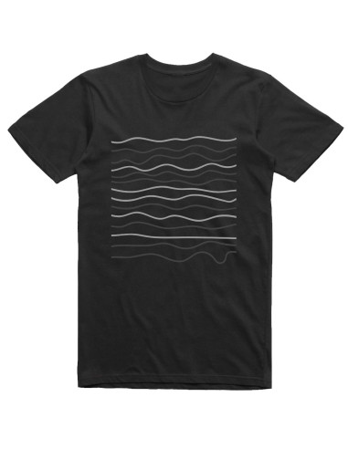 Black and grey waves