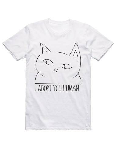 Cat - I adopt you human