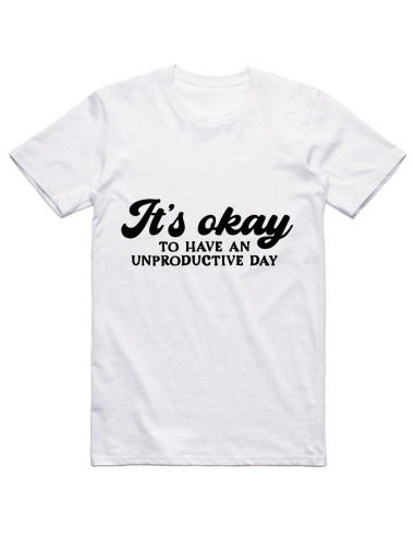 It's okay to have an unproductive day