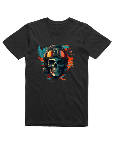 Skull rider - red and blue