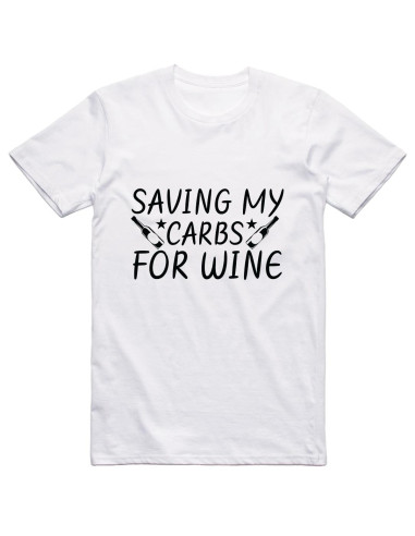 Saving my carbs for wine