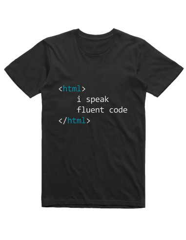 I speak fluent code - light blue