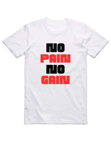 No pain no gain - Black and red