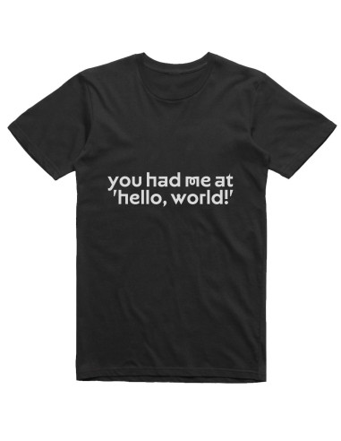 You had me at 'hello, world!'